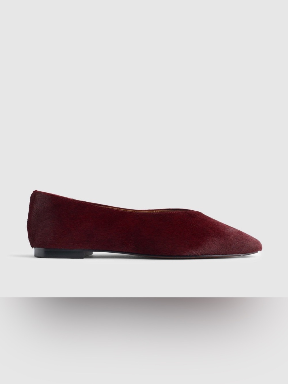 Madewell Burgundy Mylie Ballet Flats
